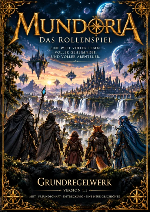 Cover des Mundoria-Grundregelwerks